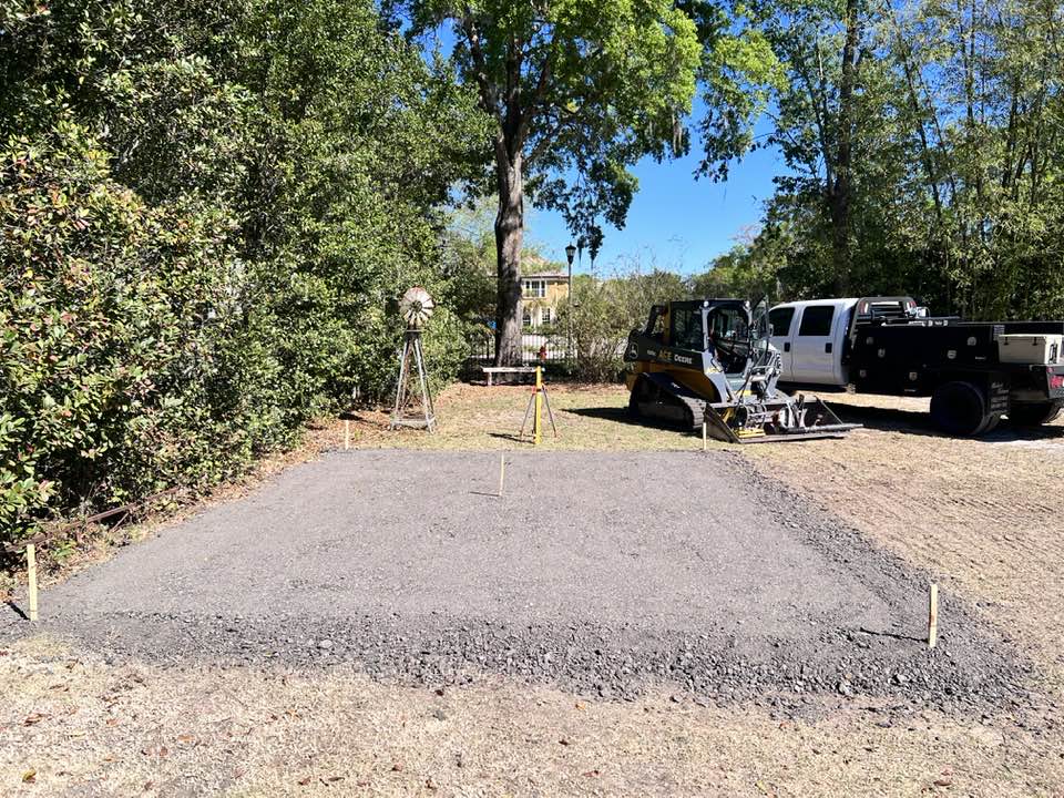 Finished outdoor site work by Ace Land Development